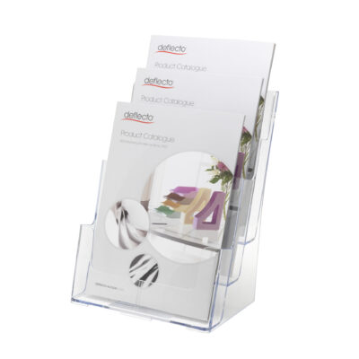 A4 3 Tier Portrait Literature Holder