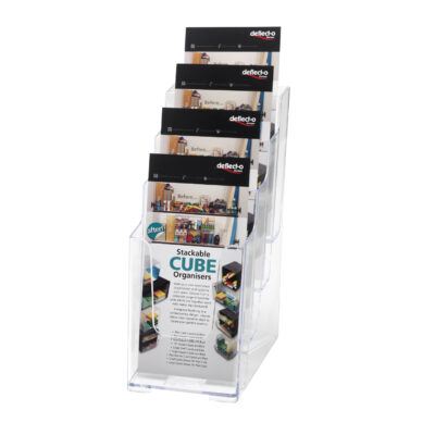1/3 A4 4 Tier Portrait Literature Holder