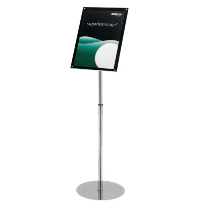 Deflecto A3 Adj Sign Holder Floor Stand