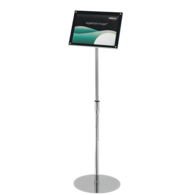 Deflecto A4 Adj Sign Holder Floor Stand