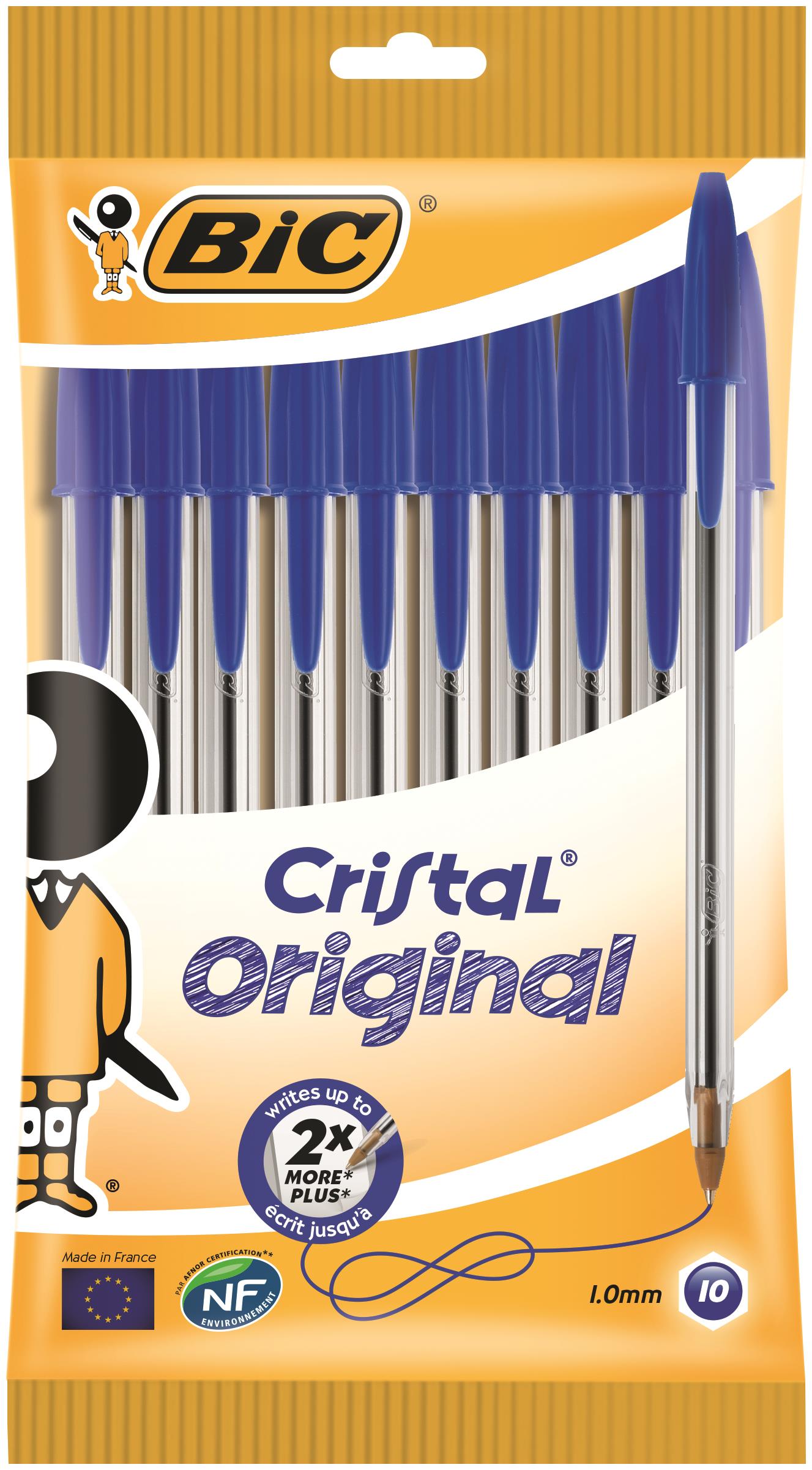 Bic Cristal Medium BL PK10