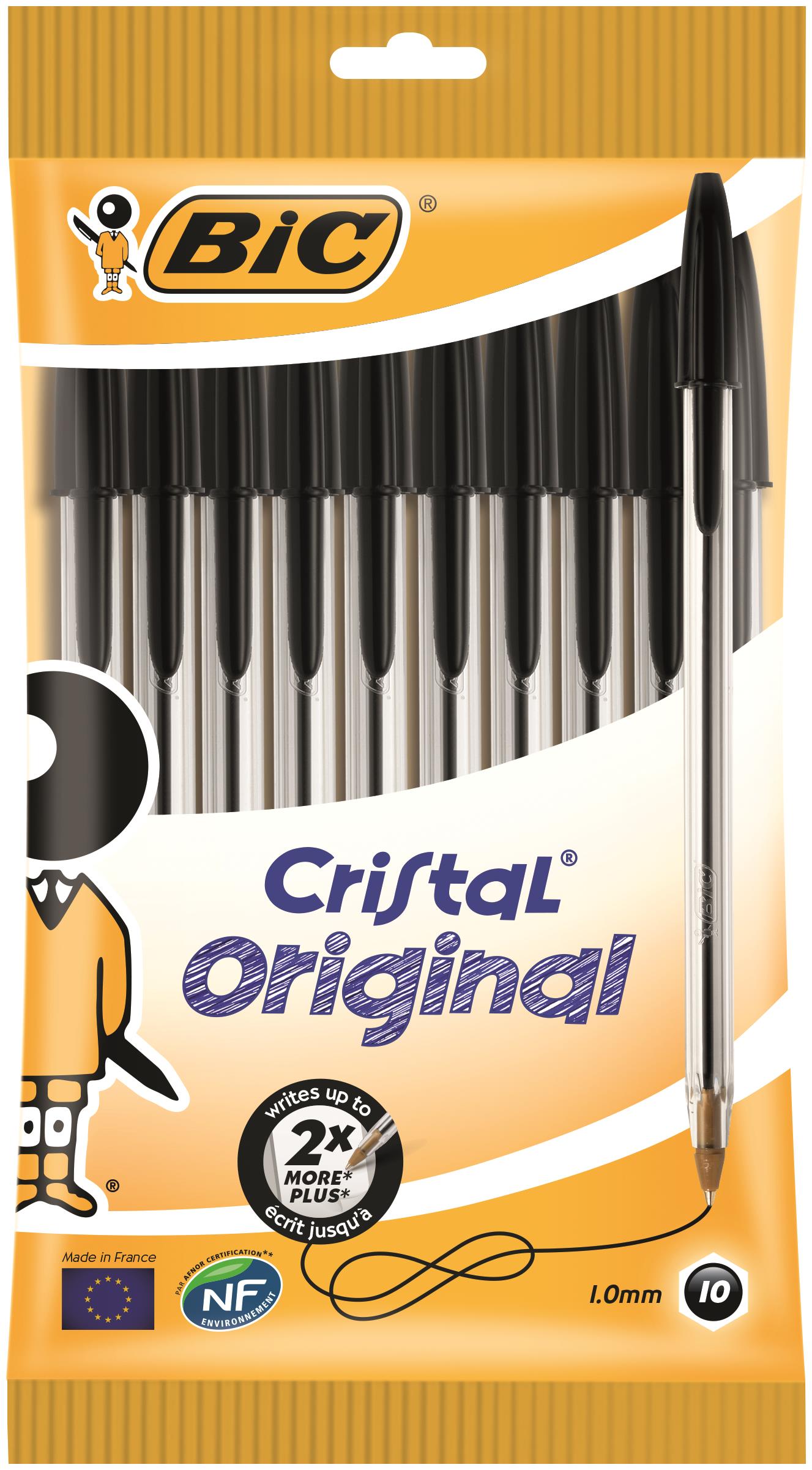 Bic Cristal Medium BK PK10