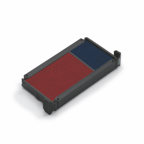 Rplcmnt Ink Pads 6/4912/2 RD/BL PK2