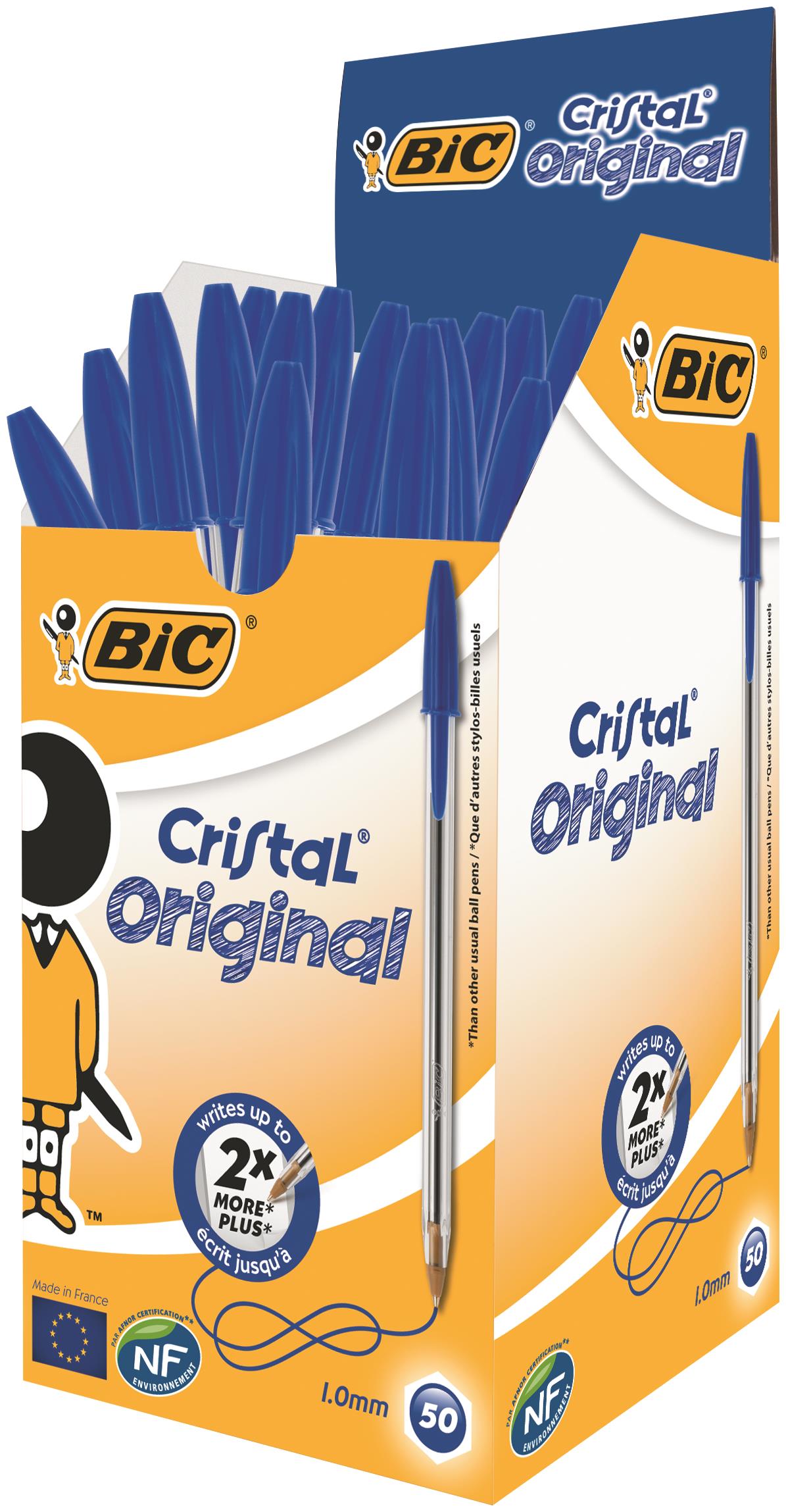 Bic Cristal Ballpen Med BL PK50
