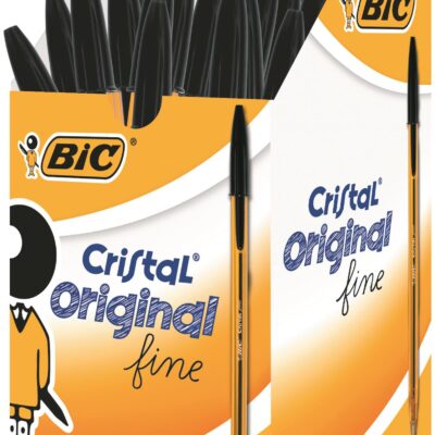 Bic Cristal Ballpen Fine BK PK50