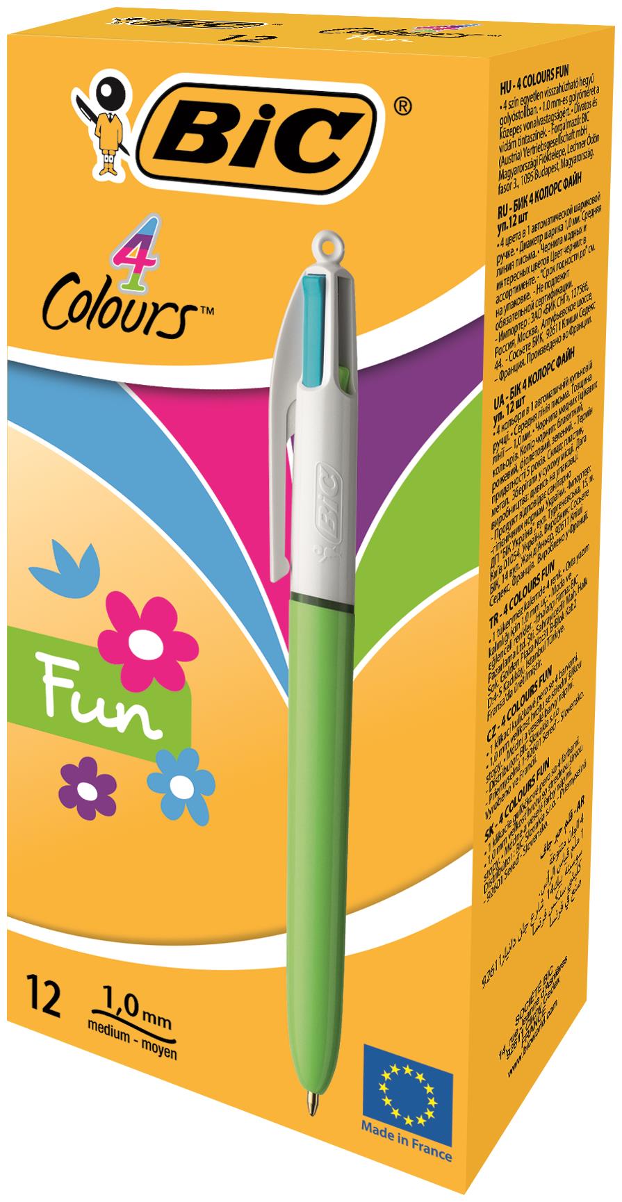 Bic 4 Colours Fashion PK12