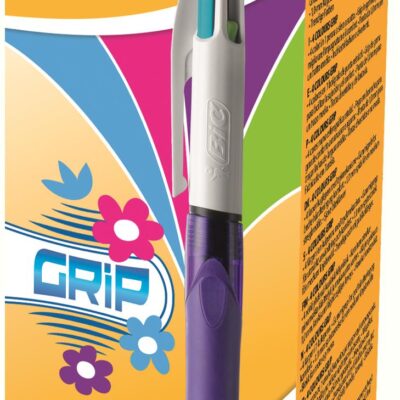 Bic 4 Colours Fashion Grip PK12