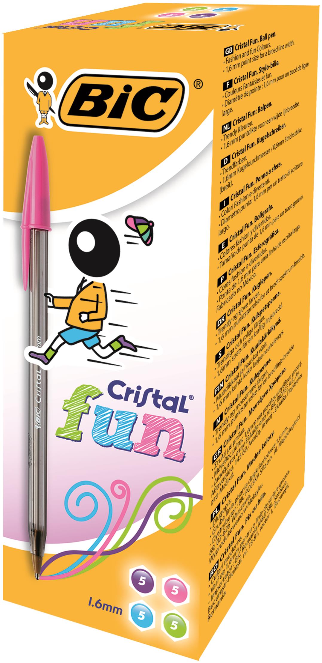 Bic Cristal Fun Ballpen Assorted PK20