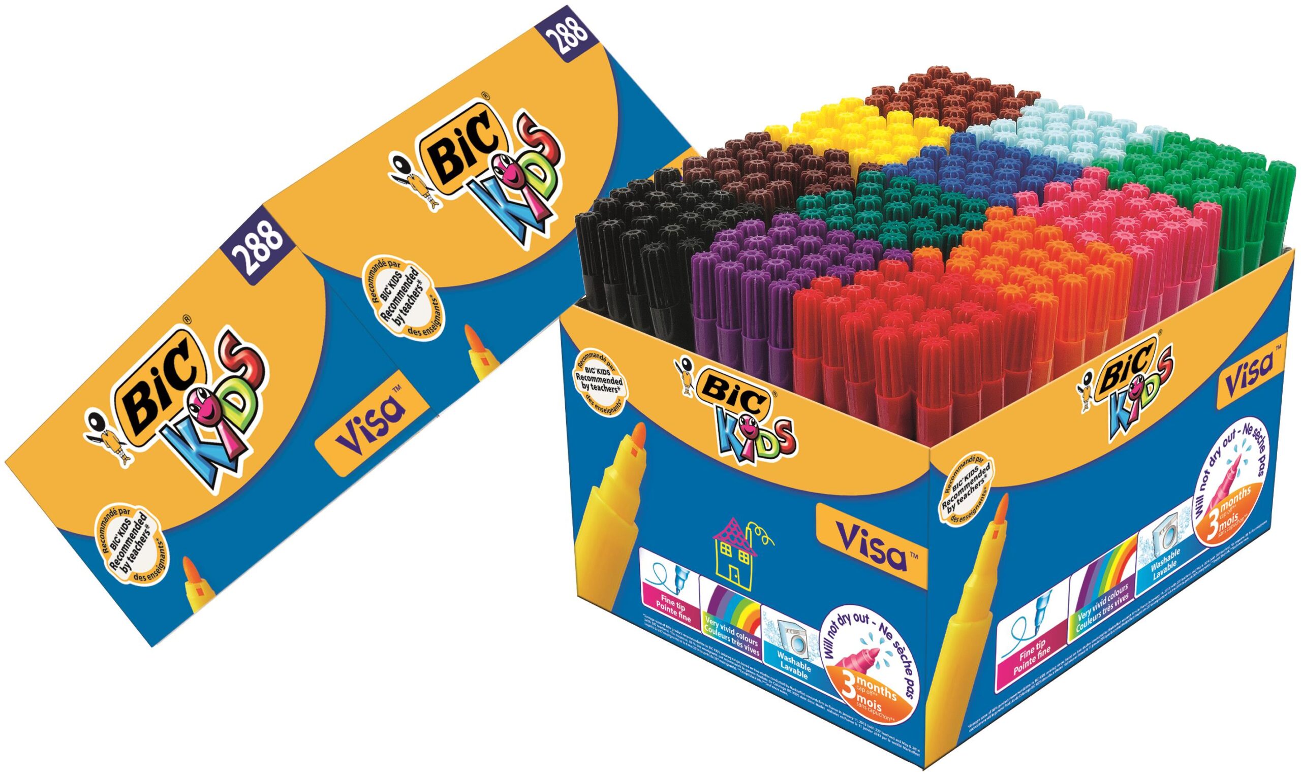 Bic Kids Visa Fine Felt Tip PK288