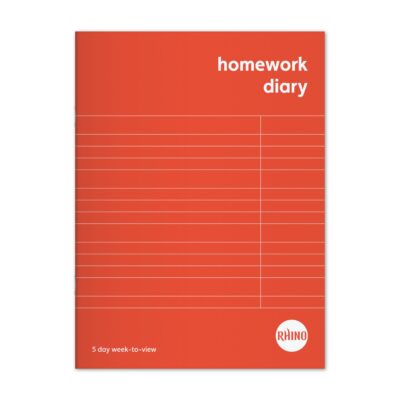 Rhino HomeW Diary A6+ 84P 5D Wk PK100