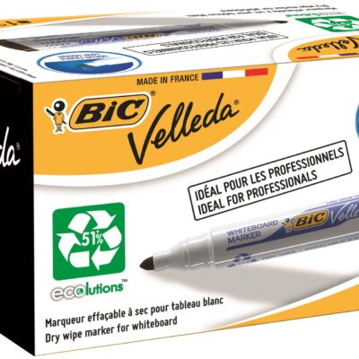 Bic Velleda Marker 1701 BK PK12