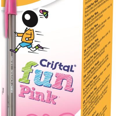 BIC Cristal Fun Pink PK20
