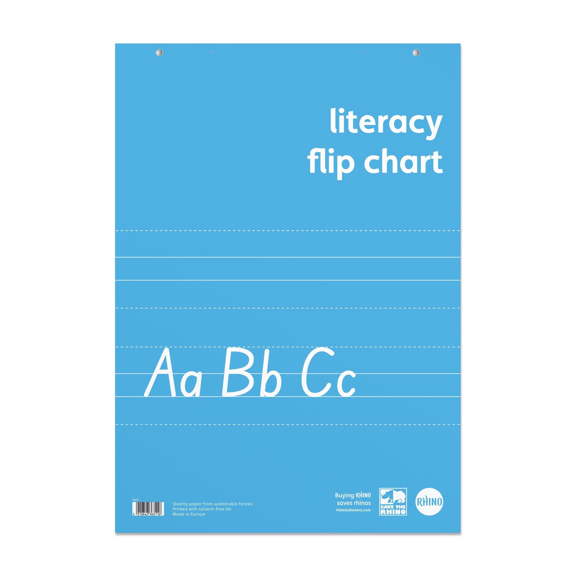 Rhino Lit Flipcht A1 30LF FCLTW/B PK5