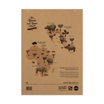 Rhino Recycled Flipchart A1 40LF PK5