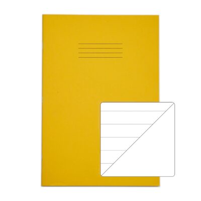 RHINO Ex Book A4 64P Ruled YL PK50