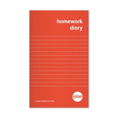 Rhino HomeW Diary A6+ 84P 6D Wk PK100