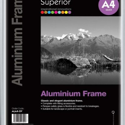 A4 Brushed Aluminium Frame Silver