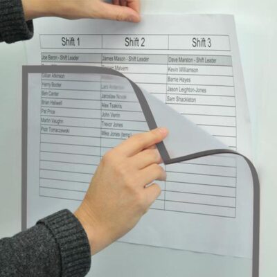 Magnetic Paper Holders A3 GY PK6