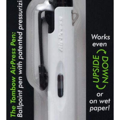 AirPress Pen White Barrel BK PK1