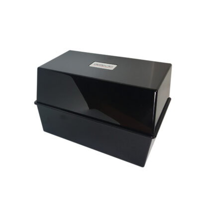 ValueX Card Index Box 5x3 Black