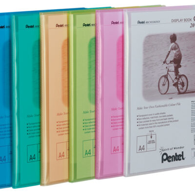 Recycology Disp Bk Clr 20Pkt Asst PK5