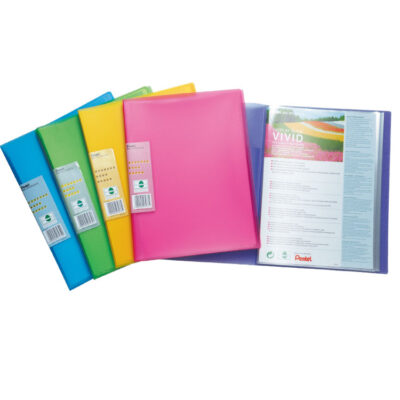 Recycology Vivid Disp Bk 30Pkt Asst PK5