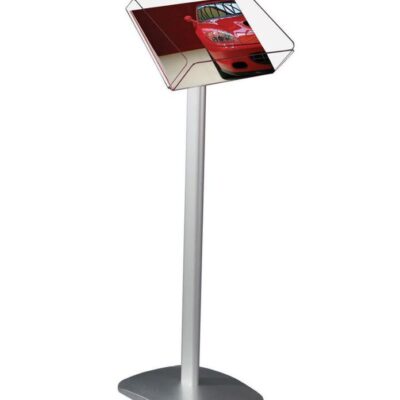 Dec A4 Brochure Stand L/scape Alumin