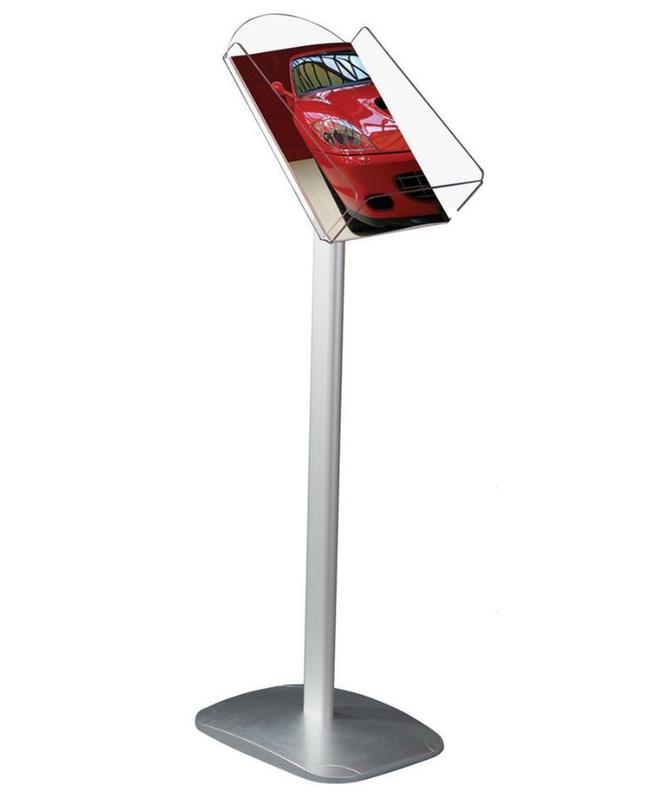 Dec A4 Brochure Stand Portrait Alumin