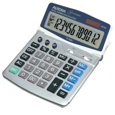 Aurora DT401 12 Digit Desktop Calc SL