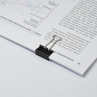 ValueX Foldback Clip 19mm Black PK10
