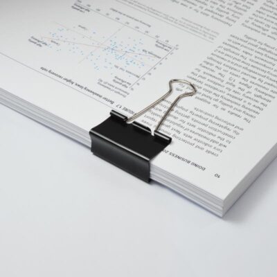 ValueX foldback Clip Black 41mm PK10