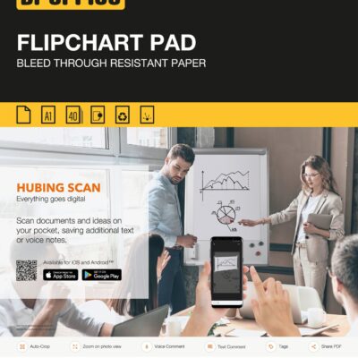 A1 Plain Flipchart Pad PK5
