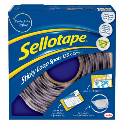 Sellotape H&L Permanent PK125 Loop Spots