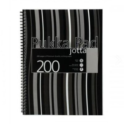 Pukka Jotta Wire A4 Poly BK Stripe PK3