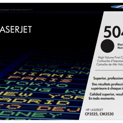 HP CE250X BLACK COLOUR LASERJET TONER