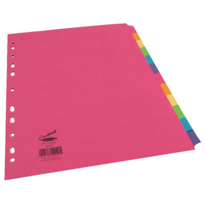 Concord Bright Divider A4 12-Part Asstd