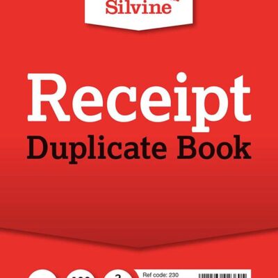 Silvine Dupl Receipt Book 105x148mm Pk12