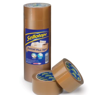 Sellotape Pack Tape 50mmx66m Brown PK6