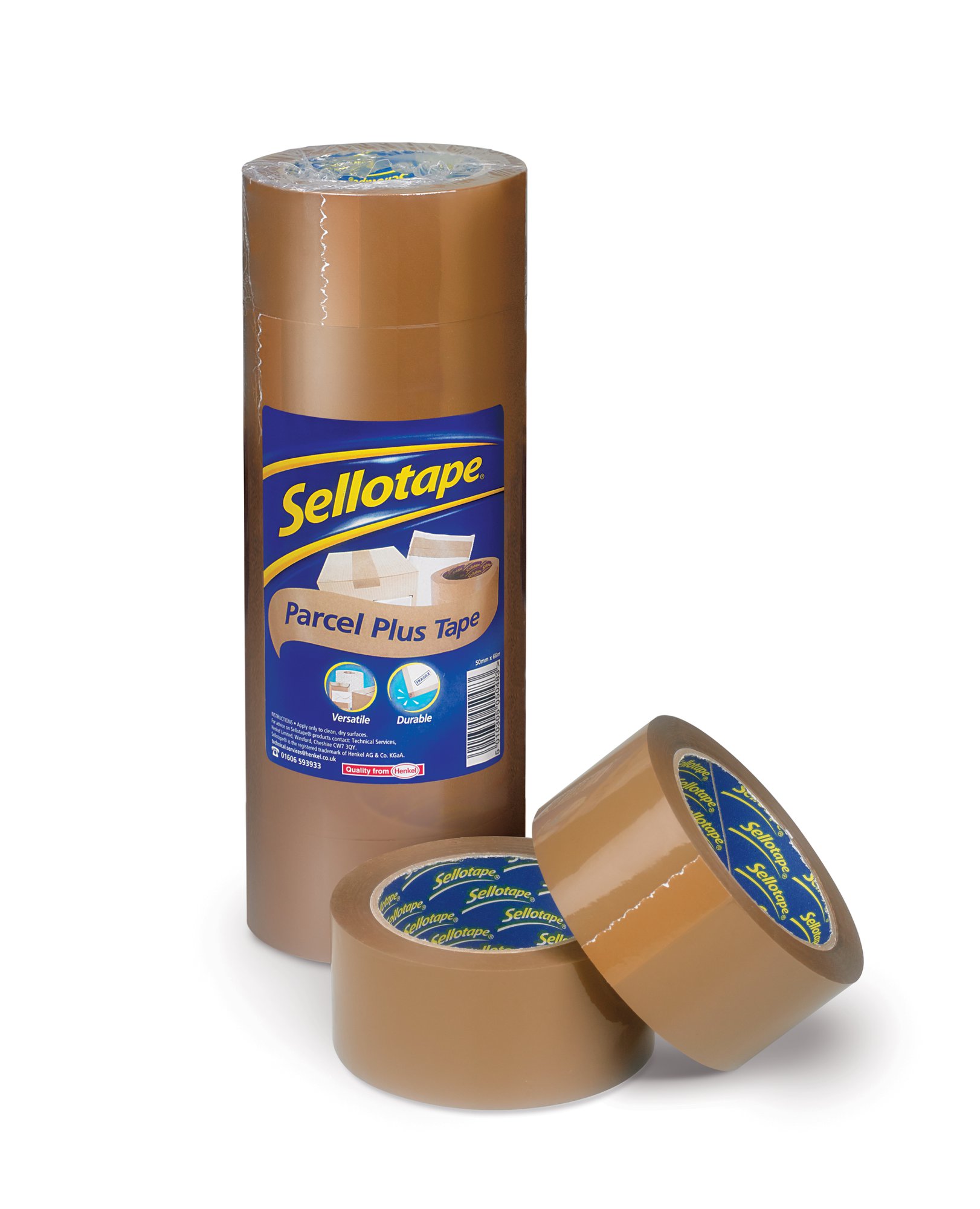 Sellotape Pack Tape 50mmx66m Brown PK6
