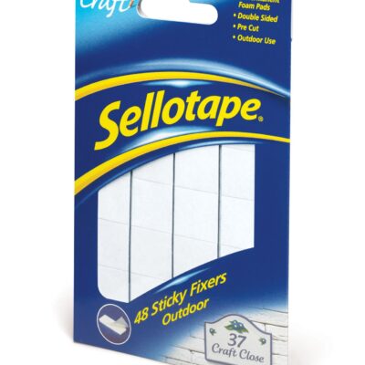 Sellotape StickFixer O/door 48 Pads PK12
