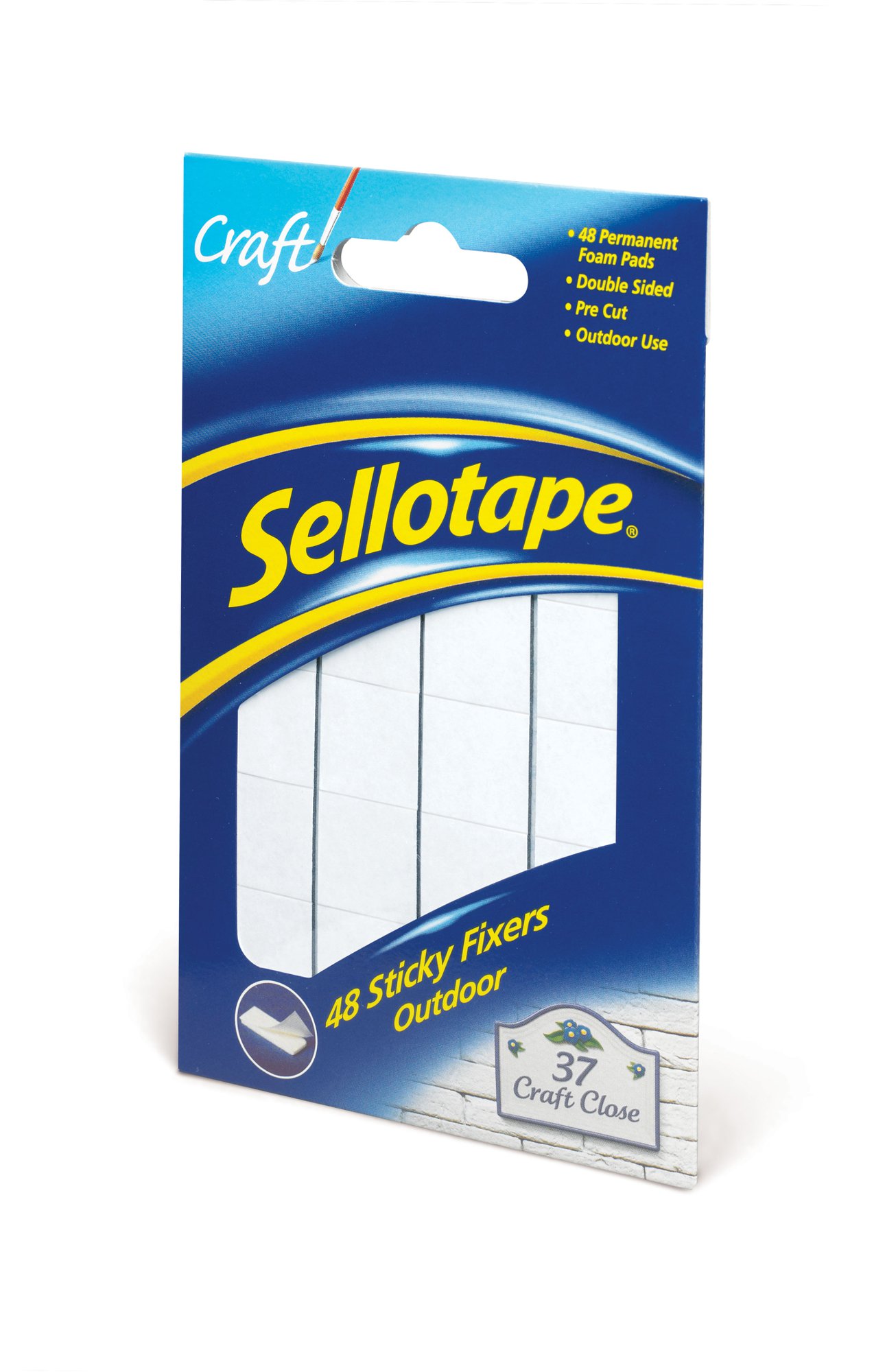 Sellotape StickFixer O/door 48 Pads PK12