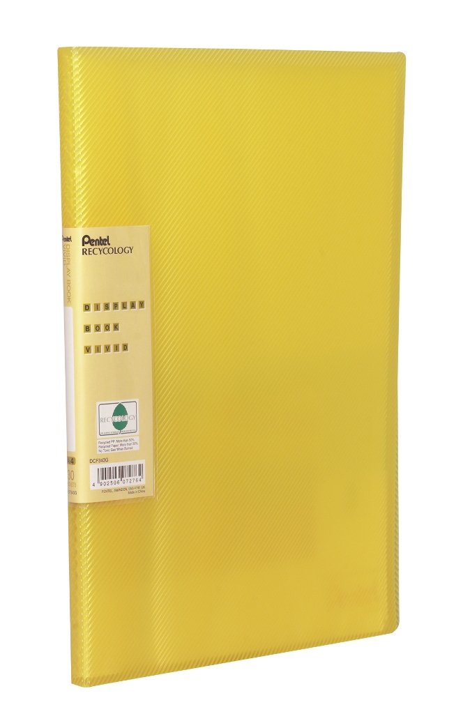 Recycology Vivid Disp Bk 30Pkt YL PK10