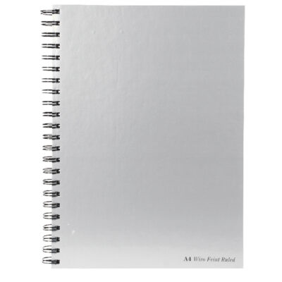 Pukka Wirebound Book A4 Silver PK5