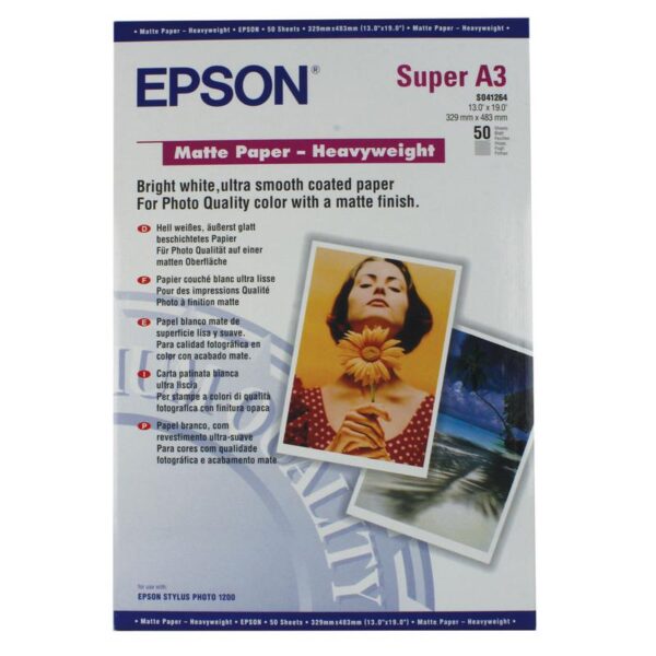 *MATTE HEAVYWEIGHT PAPER A3PLUS PACK 50