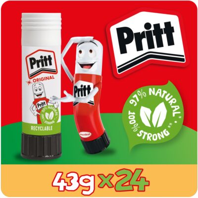 Pritt Glue Stick 43g Display Box PK24