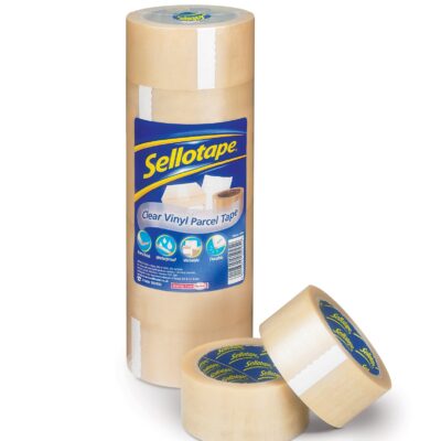 Sellotape Vinyl Tape 50mmx66m Clear PK6