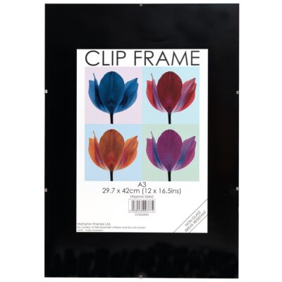 A3 Poster Display Frameless Clip Frame