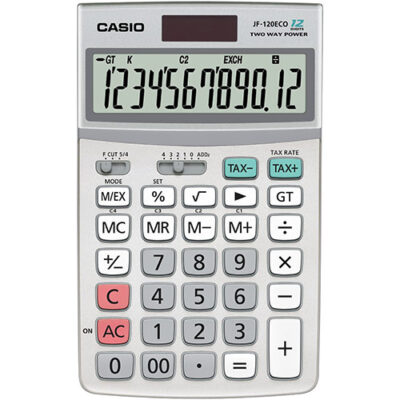 Casio JF-120ECO 12 Digit Desktop Calc