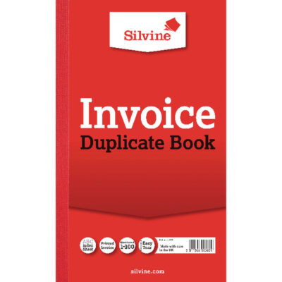 Silvine Duplicate Book Ruled 8x5in PK6