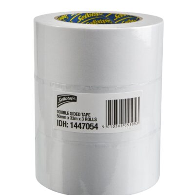 Sellotape Double Sided Tape 50mmx33m PK3